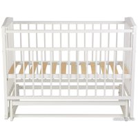 Классическая детская кроватка Фея 204 с маятником (белый)