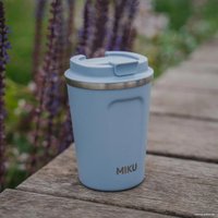 Термокружка Miku 380мл (голубой)