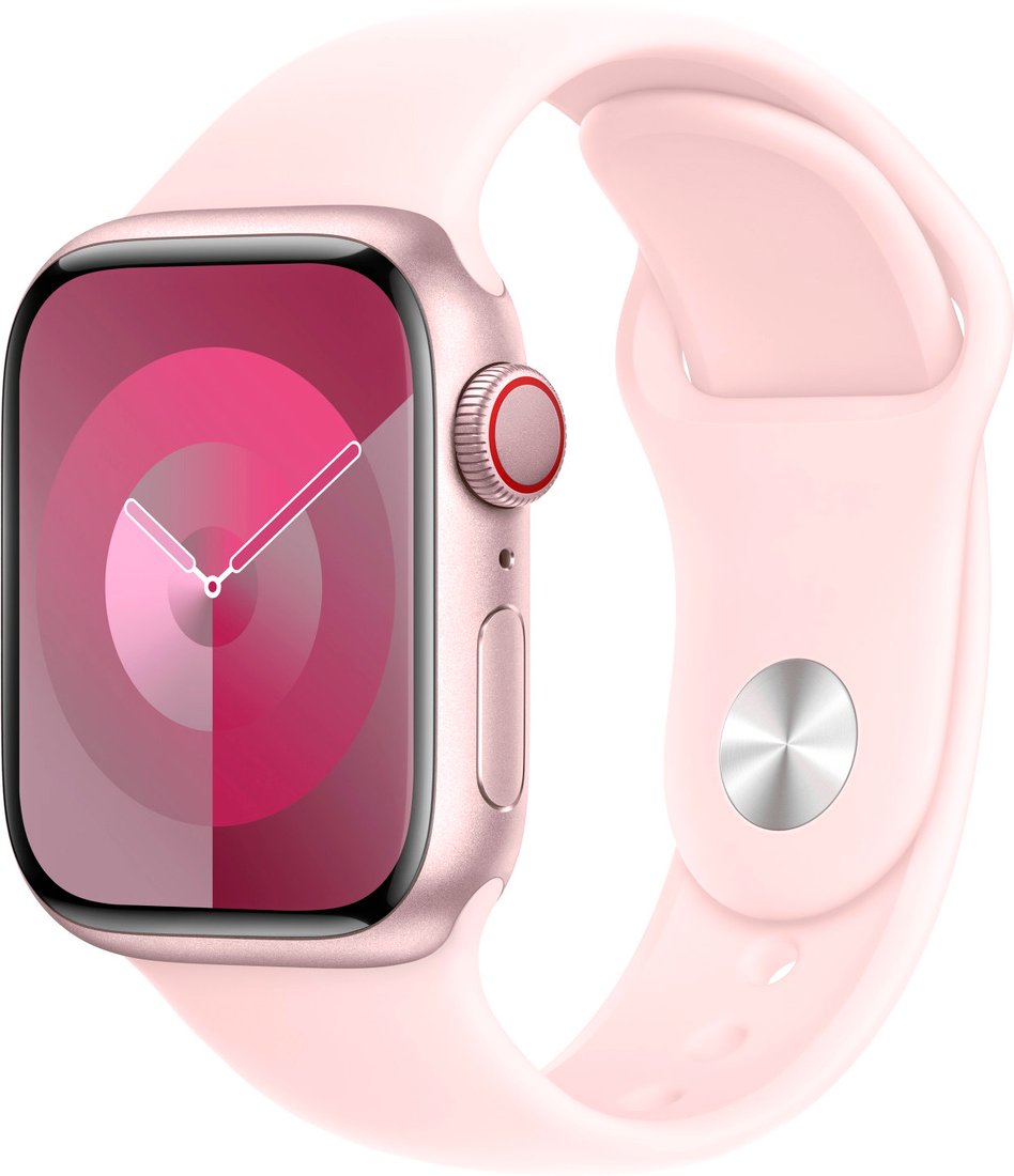 

Ремешок Apple Sport Band MT2Y3 (41 мм, светло-розовый, размер S/M)