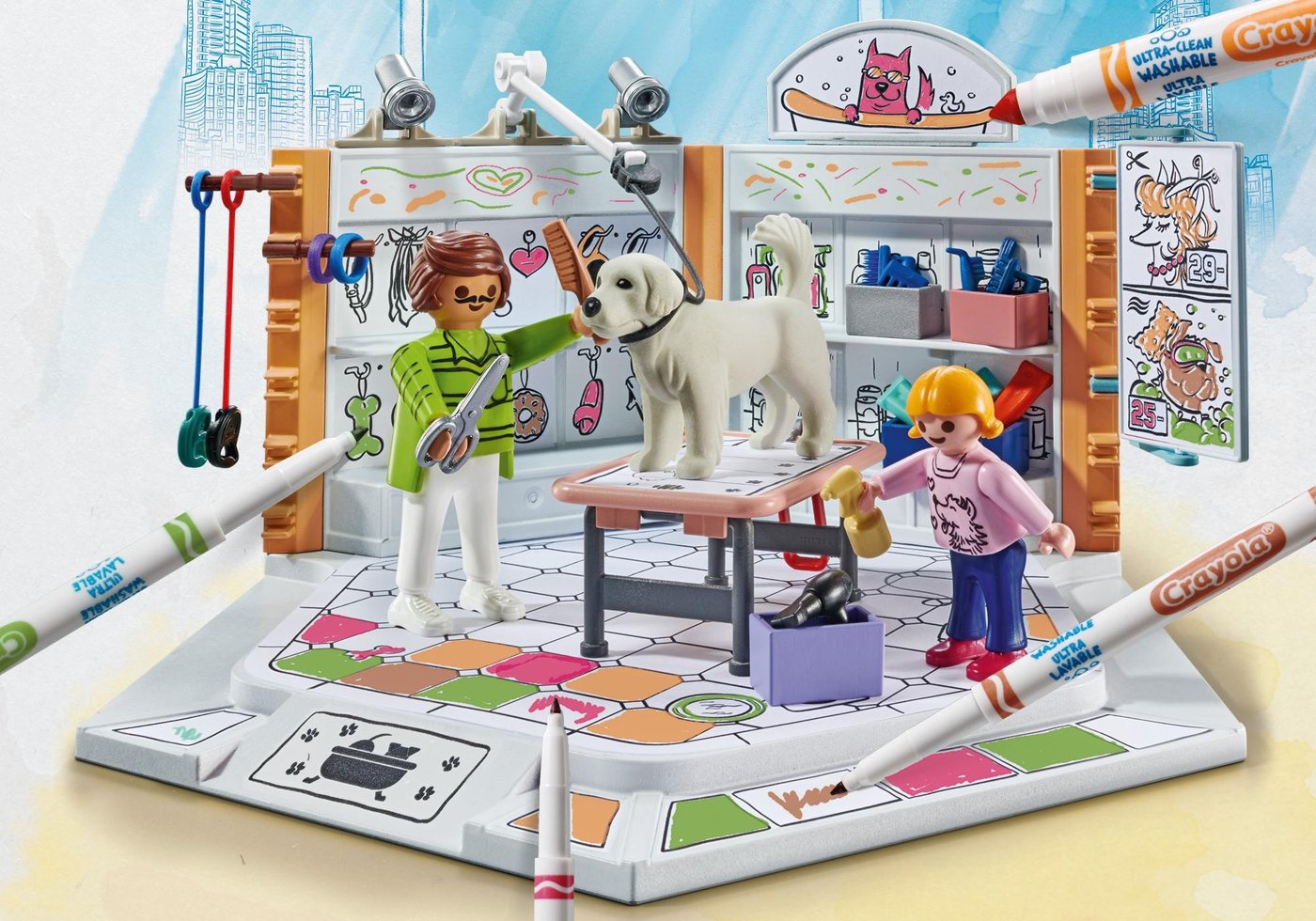 Конструктор Playmobil PM71514 Color Салон для собак