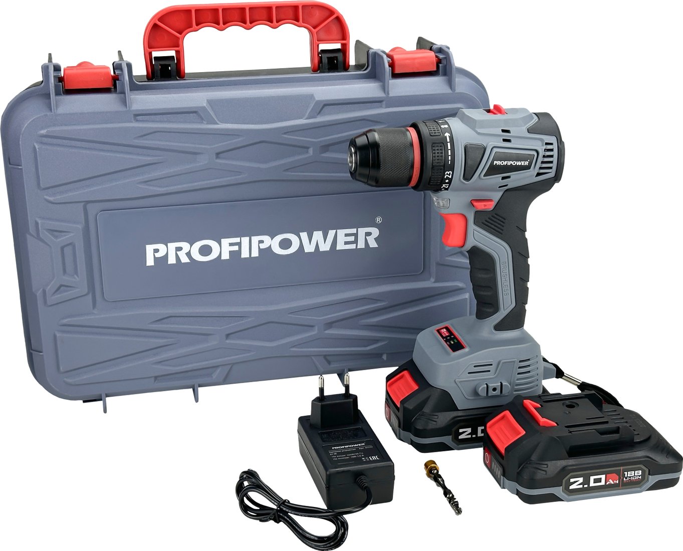 Дрель-шуруповерт Profipower MKBL-18B (с 2-мя АКБ, кейс)