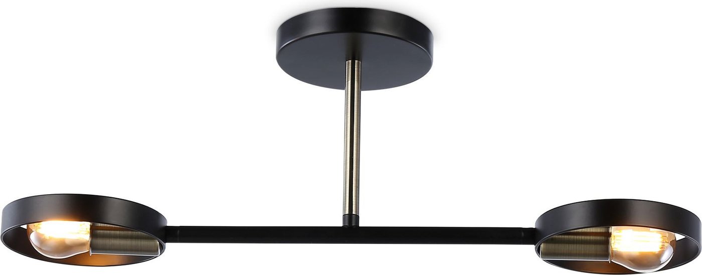 

Припотолочная люстра Ambrella light Traditional TR8225/2 BK/SB