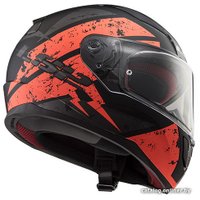 Мотошлем LS2 FF353 Rapid Deadbolt (M, matt black/orange)