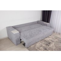 Диван DiArt Бруклин НПБ (велюр Sensey silver/прав/крафт) в Бресте