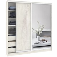 Шкаф-купе Кортекс-мебель Сенатор ШК12-45 Классика ДСП с зеркалом (дуб монтерей)