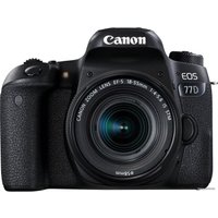 Зеркальный фотоаппарат Canon EOS 77D Kit 18-55mm IS STM