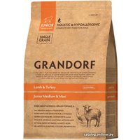 Сухой корм для собак Grandorf Lamb & Turkey Junior Medium & Maxi (с ягненком и индейкой) 3 кг