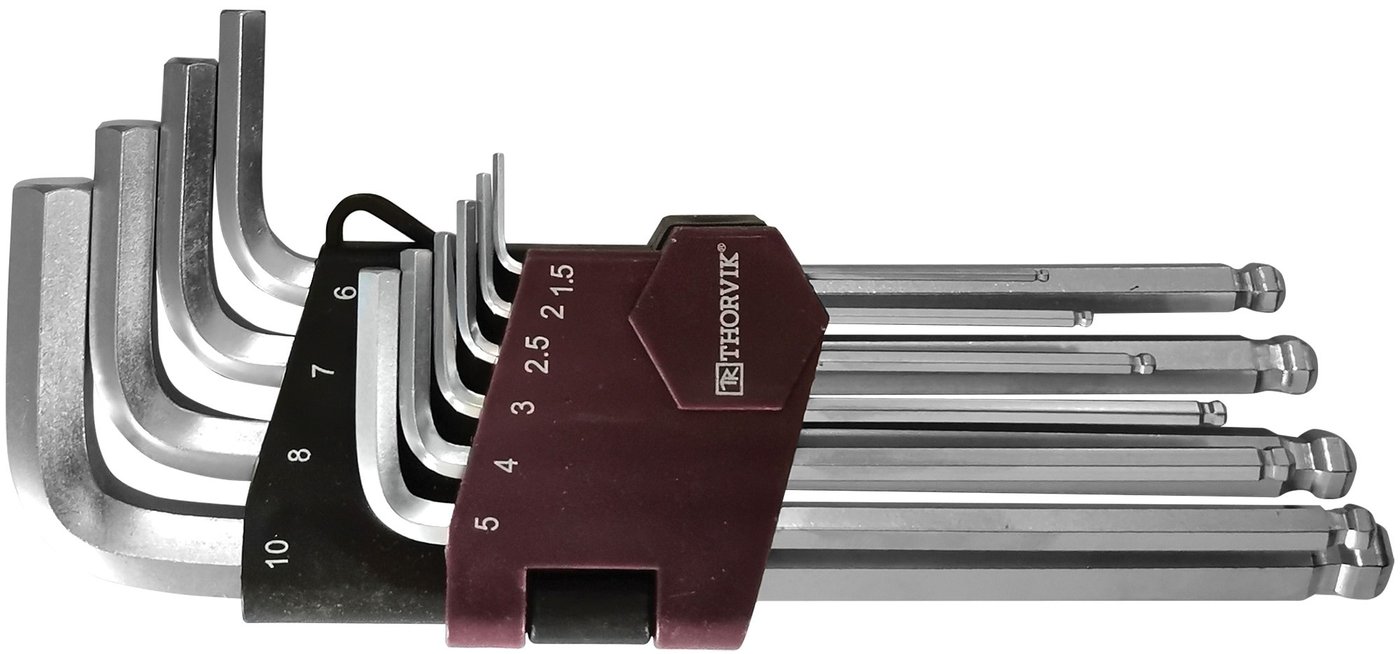 

Набор ключей Thorvik HKB10S (10 предметов)