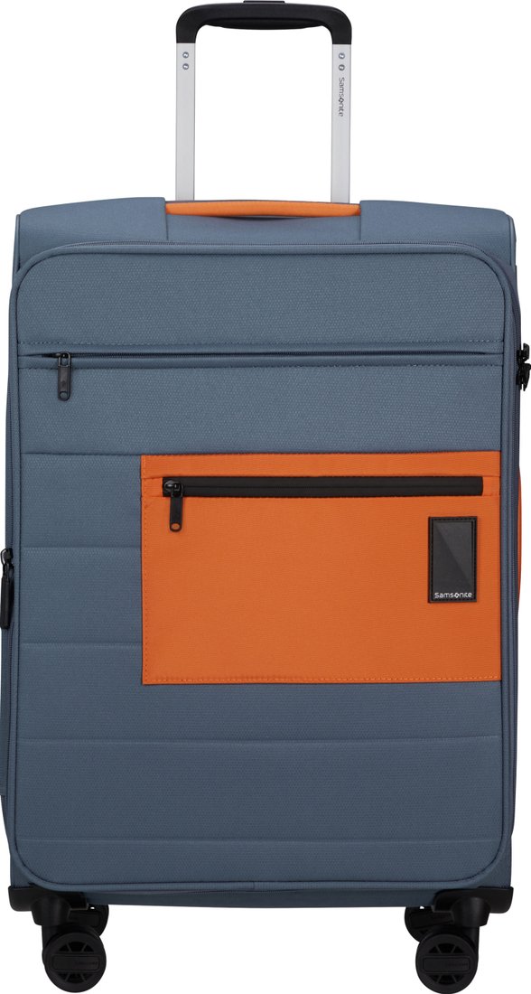 

Чемодан-спиннер Samsonite Vaycay Blueberry Blue/Orange 66 см
