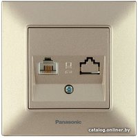 Розетка телефонная Panasonic Arkedia Slim WNTC04022BR-BY