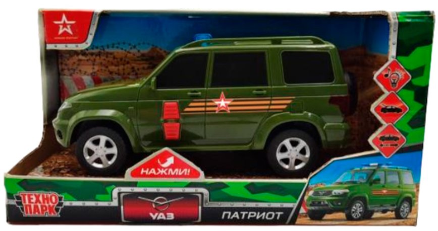 

Внедорожник Технопарк Уаз Патриот Армия России PATRIOTBLACK-22PLARR-GN