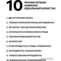 Сухой корм для кошек Ambrosia Grain Free (для стерилизованных, свежая форель и кролик) 5 кг