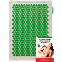 Массажный коврик Лаборатория Кузнецова Тибетский аппликатор на мягкой подложке 41х60 см (зеленый)
