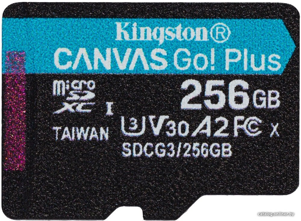 Карта памяти Kingston Canvas Go! Plus microSDXC 256GB SDCG3/256GBSP