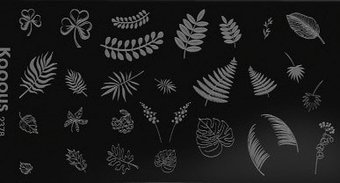 Пластина для стемпинга Kapous Пластина для стемпинга Crazy story Botanics 3