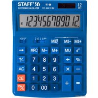 Бухгалтерский калькулятор Staff STF-444-12-BU 250463
