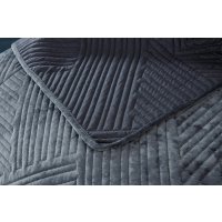 Набор текстиля для спальни Sofi De MarkO Патрисия 240x260 Пок-П-240х260а1 (антрацит 1)