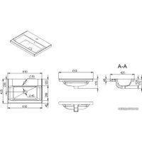 Умывальник AM.PM Gem M90WCC0602BM