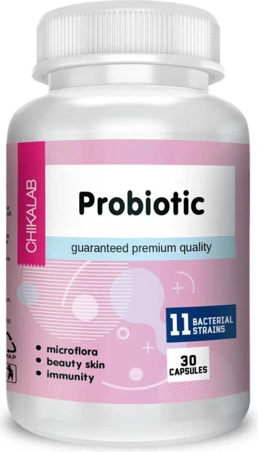 

Аминокислоты Chikalab Probio Fit (30 капсул)