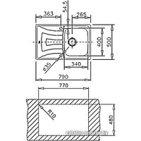 Кухонная мойка TEKA Universo Max 79 1B 1D