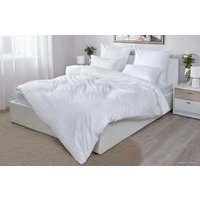 2-спальный комплект постельного белья Loon Stripe (2-спальный, наволочки 50х70, белый)