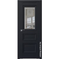 Межкомнатная дверь ProfilDoors 2.94U L 70x200 (черный матовый, стекло прозрачное)