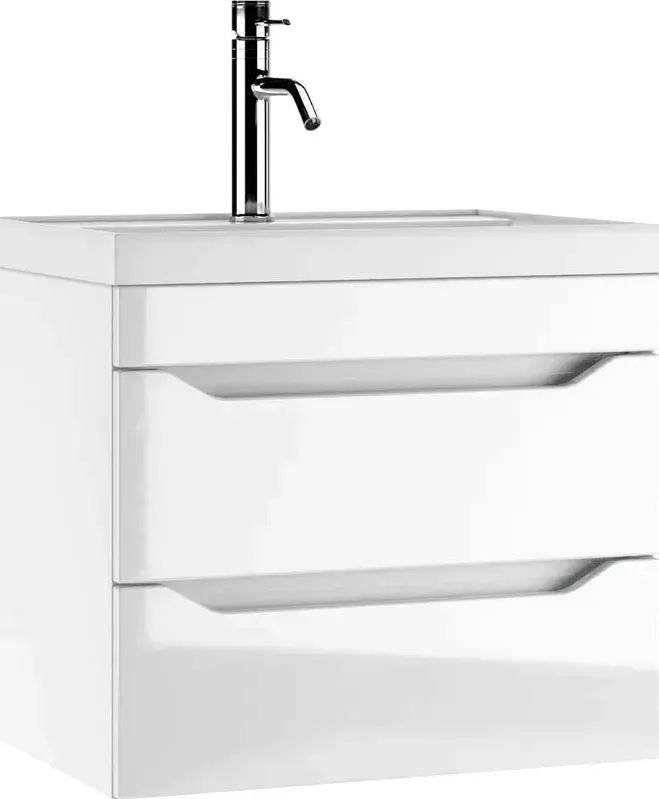 Айсберг Тумба под умывальник Bazis 60 Ева В2 DA5914T (с двумя ящиками)