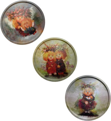 

Поднос Gala Ангелы полевых цветов TS054