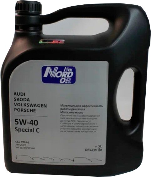 

Моторное масло Nord Oil Specific Line 5W-40 Audi Skoda VW 5л