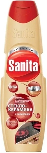 

Средство для керамической плитки Sanita Стеклокерамика 600 г
