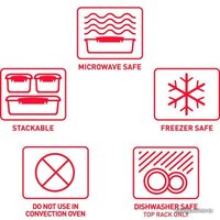 Контейнер Sistema Microwave 21117 (розовый) в Бресте