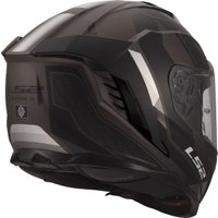 Мотошлем LS2 FF818 Storm III Sporty (L, черный/серый)