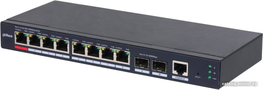 Управляемый коммутатор 2-го уровня Dahua DH-S4210-8GT-110