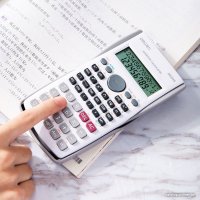 Инженерный калькулятор Deli D82MS (белый)