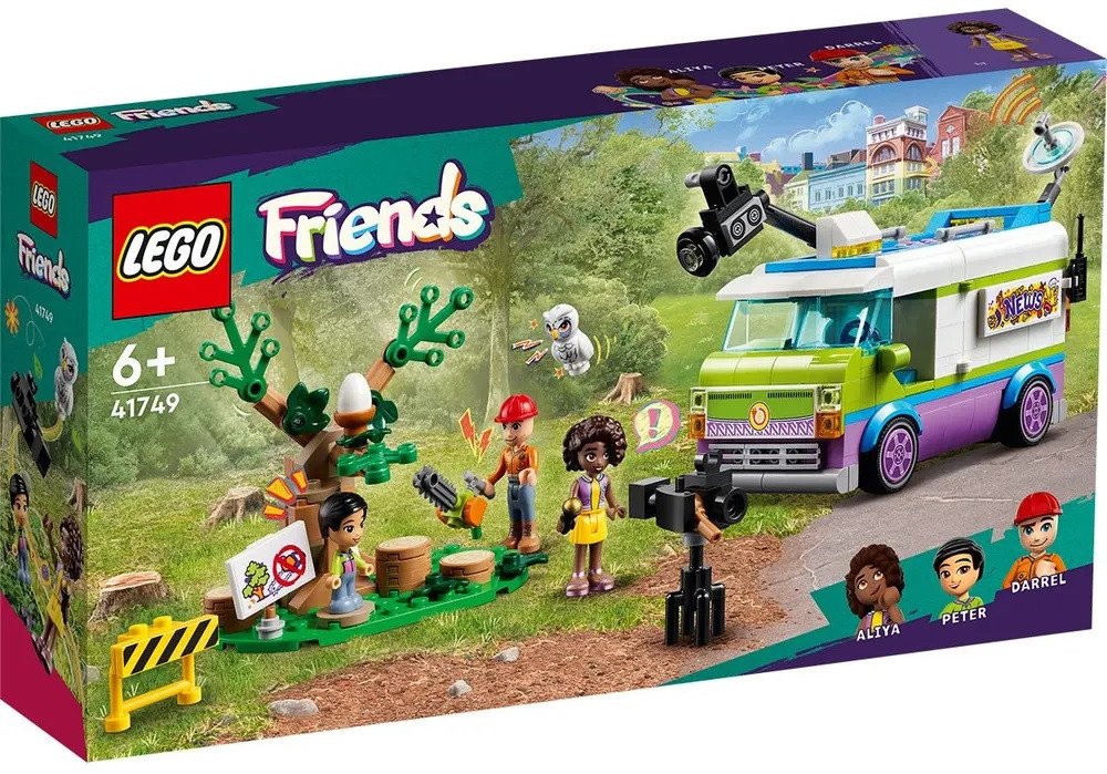 

Конструктор LEGO Friends Фургон отдела новостей 41749