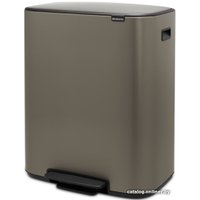 Мусорное ведро Brabantia Bo Pedal Bin 60 л (платиновый)