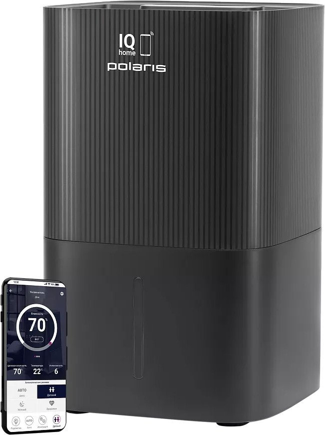 Мойка воздуха Polaris PAW 0804 Wi-Fi IQ Home (черный)