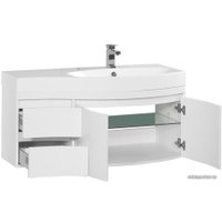  Aquanet Тумба под умывальник Опера 115 R (белый, 2 дверцы, 2 ящика)