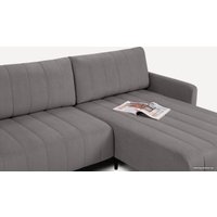 Угловой диван Divan Маркфул Velvet Grey 134901 (серый)