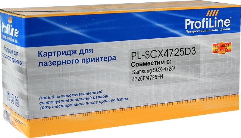 

Картридж ProfiLine PL-SCX-D4725A (аналог Samsung SCX-D4725A)