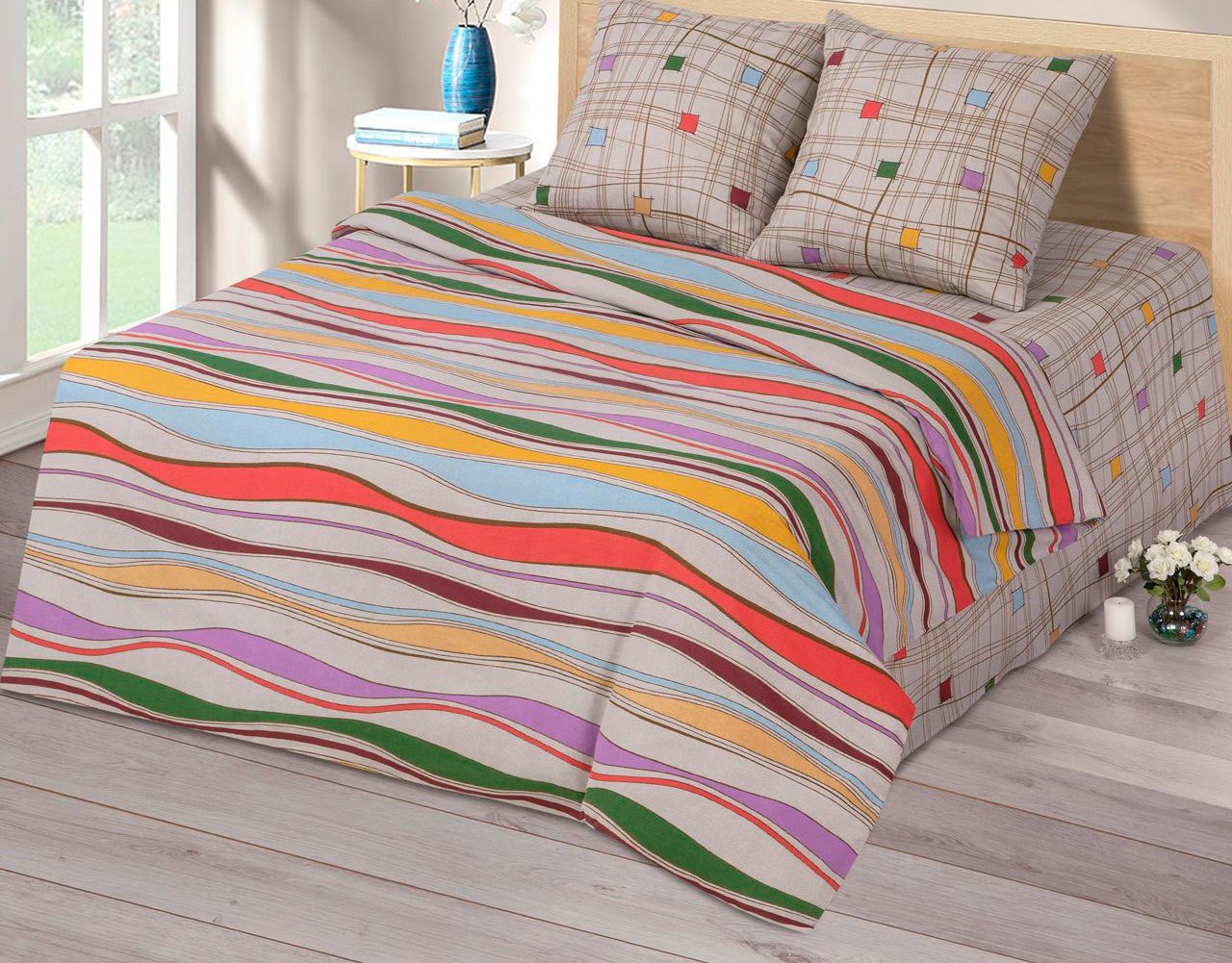 

Постельное белье АртПостель Волна 509 (2-спальный с евро)