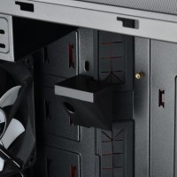Корпус SilverStone RL08 (черный/красный)