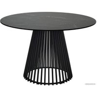 Кухонный стол M-City Terni 120 Matt 614M04921 (черный мрамор матовый/черный)