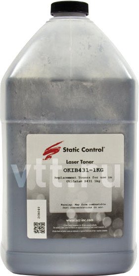 

Тонер Static Control для Oki BB431/MB491 1 кг