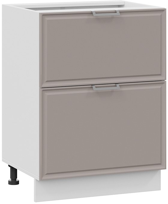 

Шкаф напольный Трия Белладжио 1Н6Я2 (белый/софт капучино)