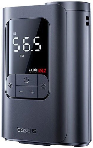 Автомобильный компрессор Baseus GoTrip VA1 Super Mini Wireless Inflator 19-Cylinder Cosmic Black C0119501
