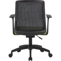 Офисное кресло CACTUS CS-MC222-BKGN (черный/салатовый)
