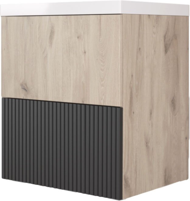 

Style Line Тумба под умывальник Стокгольм ВЛДСП 50 2 ящика (подвесная)