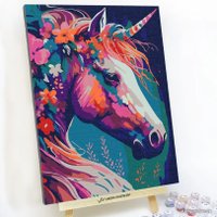 Картина по номерам Red Panda Волшебный единорог p55000