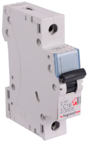 Выключатель автоматический Legrand TX3 1P C 16A 6kA 1M
